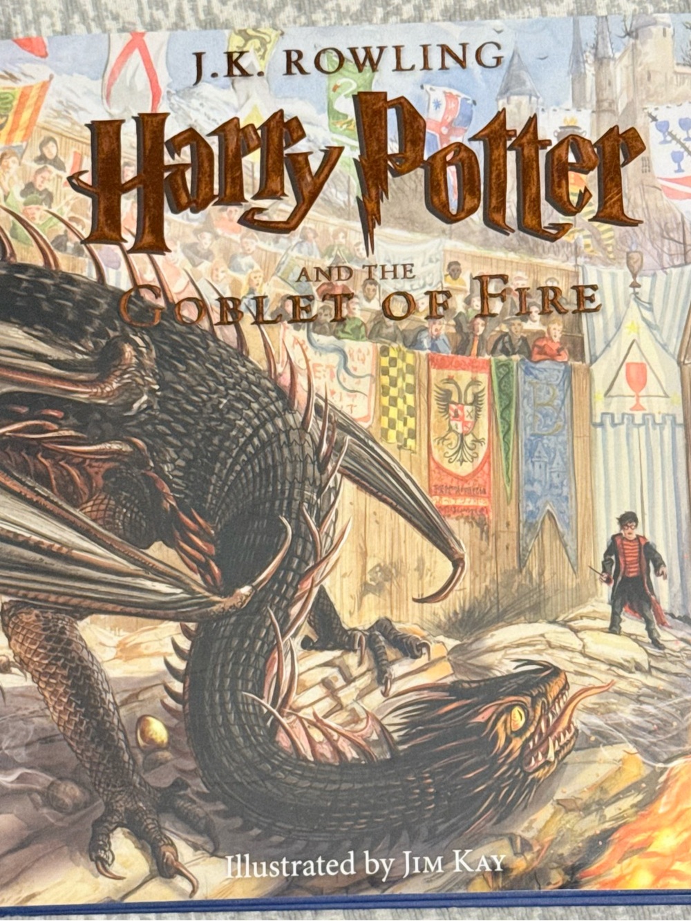 Harry Potter and the Goblet of Fire โ Illustrated Edition by J.K. Rowling